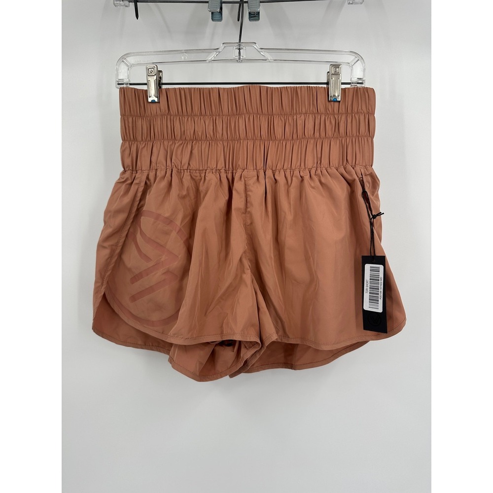 Savvi Womens Tori Yoga Shorts‎ Size M Sustainable Gym Activewear Athleisure